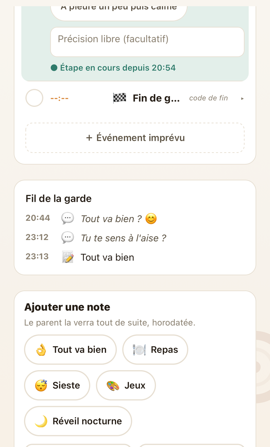 « Tout va bien », 23:13